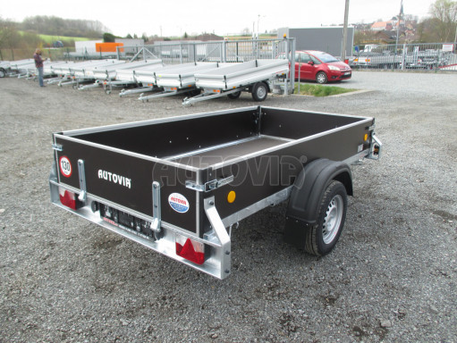 Přívěs pro přepravu 3ks europalet ZV 26 N1 2,50x1,30/0,35 POČ