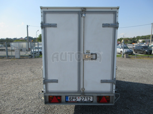 Skříňový přívěs za osobní auto VA 750kg N1 skříň 2,50x1,25/1,50