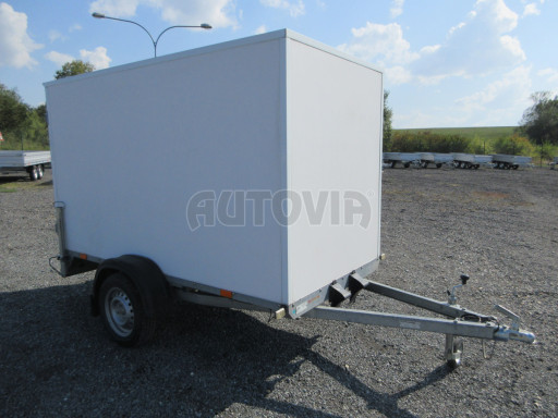 Skříňový přívěs za osobní auto VA 750kg N1 skříň 2,50x1,25/1,50