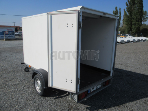 Skříňový přívěs za osobní auto VA 750kg N1 skříň 2,50x1,25/1,50
