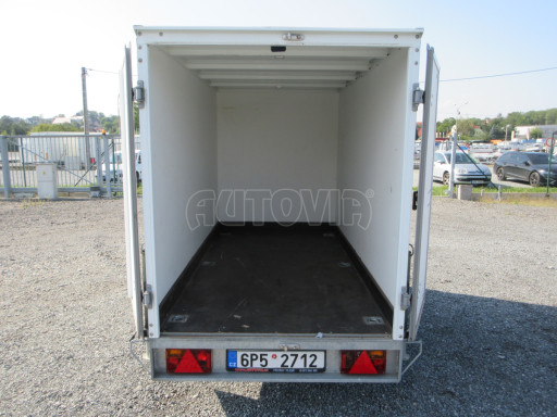 Skříňový přívěs za osobní auto VA 750kg N1 skříň 2,50x1,25/1,50