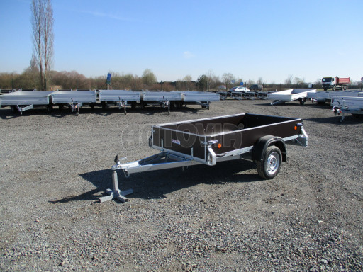 Sklopný přívěs ZV 26 N1 skl 2,50x1,30/0,35 POČ M-PROFIL zesílená náprava