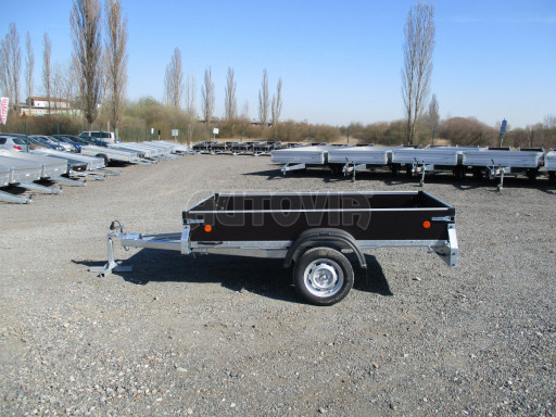 Sklopný přívěs ZV 26 N1 skl 2,50x1,30/0,35 POČ M-PROFIL zesílená náprava