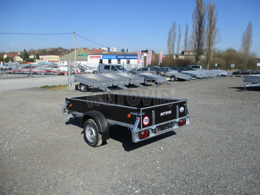 Sklopný přívěs ZV 26 N1 skl 2,50x1,30/0,35 POČ M-PROFIL zesílená náprava