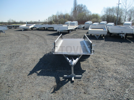 Sklopný přívěs ZV 26 N1 skl 2,50x1,30/0,35 POČ M-PROFIL zesílená náprava