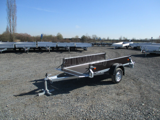 Sklopný přívěs ZV 26 N1 skl 2,50x1,30/0,35 POČ M-PROFIL zesílená náprava