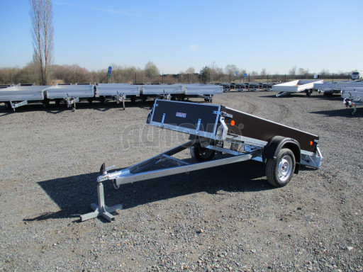 Sklopný přívěs ZV 26 N1 skl 2,50x1,30/0,35 POČ M-PROFIL zesílená náprava