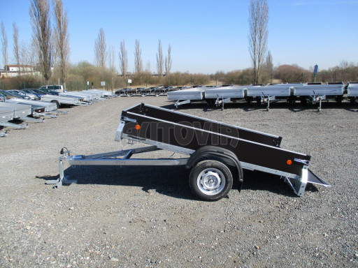 Sklopný přívěs ZV 26 N1 skl 2,50x1,30/0,35 POČ M-PROFIL zesílená náprava