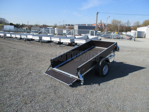 Sklopný přívěs ZV 26 N1 skl 2,50x1,30/0,35 POČ M-PROFIL zesílená náprava