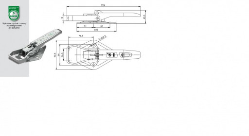 Uzávěr bočnic ZB-05A BV/20-3 č.4