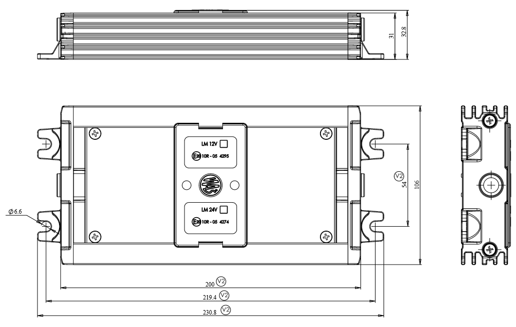 Kontrolbox WAS (bez zástrčky a zásuvky, 7 funkcí, kontrola všech), 24V č.3