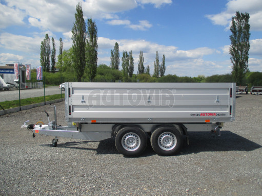 Sklápěcí přívěs ATS 3SKS 3,5T 3,32x1,70/0,35 ZN nástavba v elektrice