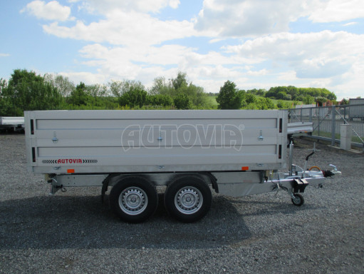 Sklápěcí přívěs ATS 3SKS 3,5T 3,32x1,70/0,35 ZN nástavba v elektrice