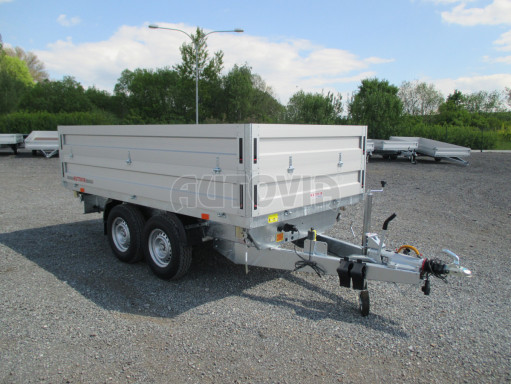 Sklápěcí přívěs ATS 3SKS 3,5T 3,32x1,70/0,35 ZN nástavba v elektrice