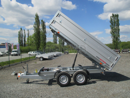 Sklápěcí přívěs ATS 3SKS 3,5T 3,32x1,70/0,35 ZN nástavba v elektrice