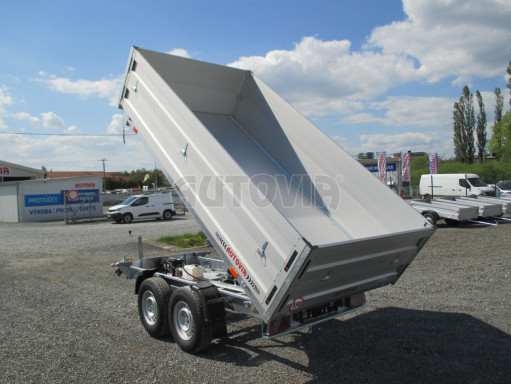 Sklápěcí přívěs ATS 3SKS 3,5T 3,32x1,70/0,35 ZN nástavba v elektrice