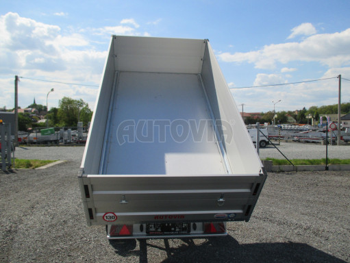 Sklápěcí přívěs ATS 3SKS 3,5T 3,32x1,70/0,35 ZN nástavba v elektrice