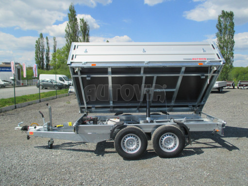 Sklápěcí přívěs ATS 3SKS 3,5T 3,32x1,70/0,35 ZN nástavba v elektrice