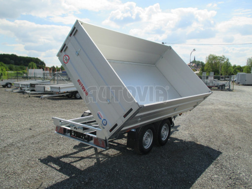 Sklápěcí přívěs ATS 3SKS 3,5T 3,32x1,70/0,35 ZN nástavba v elektrice