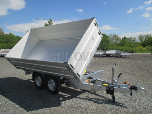 Sklápěcí přívěs ATS 3SKS 3,5T 3,32x1,70/0,35 ZN nástavba v elektrice