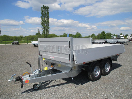 Sklápěcí přívěs ATS 3SKS 3,5T 3,32x1,70/0,35 ZN nástavba v elektrice