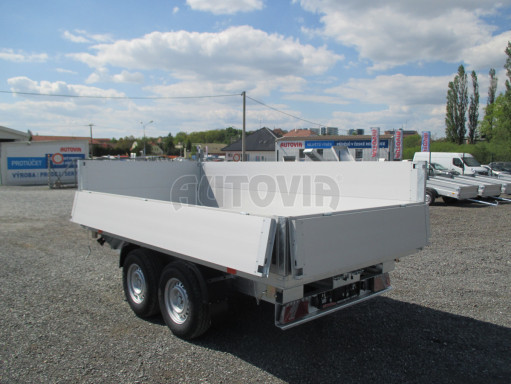 Sklápěcí přívěs ATS 3SKS 3,5T 3,32x1,70/0,35 ZN nástavba v elektrice