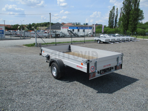 PROFI přívěsný vozík za auto ZV 31 ALU 1,3T B1 3,00x1,55/0,35 POČ č.3