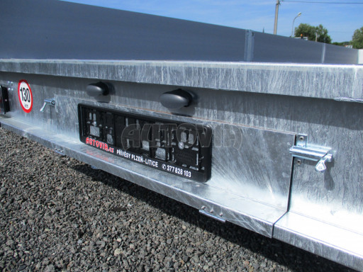 Třínápravový nákladní přívěs DN 3,5T B3 8,60x2,47/0,35 13