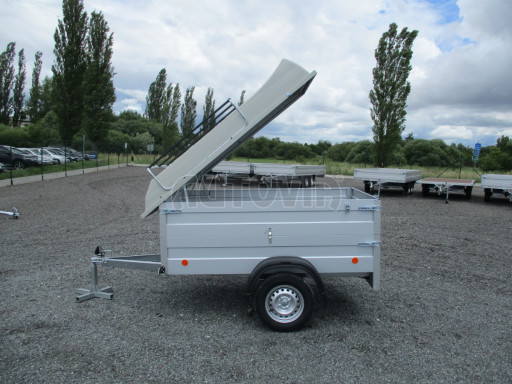 Přívěsný vozík s víkem HD 7 750kg 2,07x1,25/0,85 nástavba víko č.11
