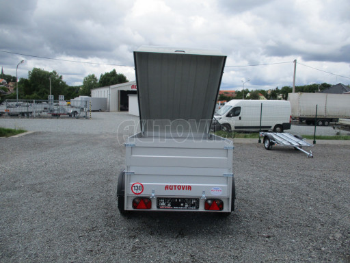 Přívěsný vozík s víkem HD 7 750kg 2,07x1,25/0,85 nástavba víko* č.13