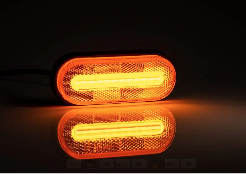 Svítilna boční obrysová LED Fristom FT-070, 12-36V, QS150 č.3