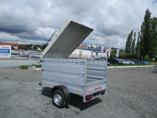 Přívěs za osobní auto s nástavbou a víkem HD 7 2,07x1,25/1,20 2ks nástavba víko č.10