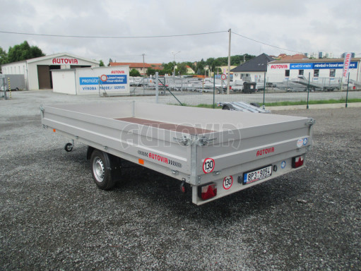 Bazarový jednonápravový vozík ZV 41 1,3T B1 4,17x2,00/0,35 13