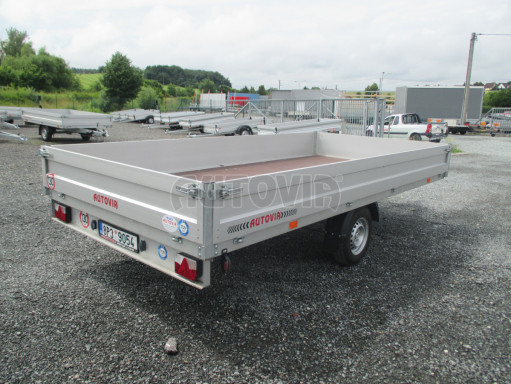 Bazarový jednonápravový vozík ZV 41 1,3T B1 4,17x2,00/0,35 13