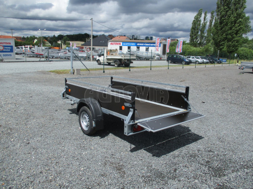 PROFI nebrzděný jednoosý přívěs ZV 26 N1 2,50x1,30/0,35 RE POČ M-profil