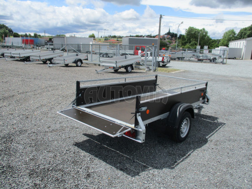 PROFI nebrzděný jednoosý přívěs ZV 26 N1 2,50x1,30/0,35 RE POČ M-profil