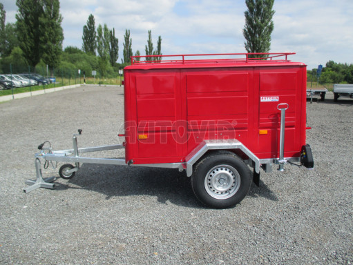Nebrzděný podvozek pod hasičskou skříň PS 12, VA 750kg 2,06x1,27 č.3
