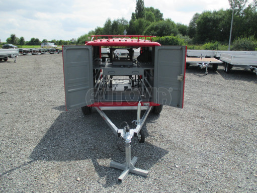 Nebrzděný podvozek pod hasičskou skříň PS 12, VA 750kg 2,06x1,27 č.10