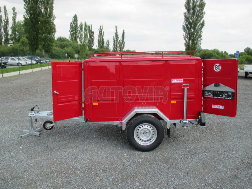 Nebrzděný podvozek pod hasičskou skříň PS 12, VA 750kg 2,06x1,27 č.13