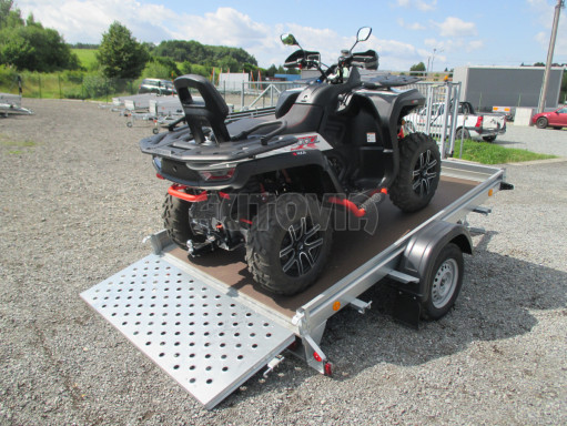 Sklápěcí přívěs na převoz čtyřkolek, mechanizace PZ SK 750kg 2,51x1,65* č.5