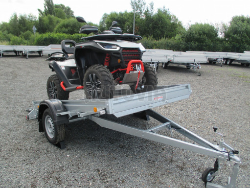 Sklápěcí přívěs na převoz čtyřkolek, mechanizace PZ SK 750kg 2,51x1,65* č.7