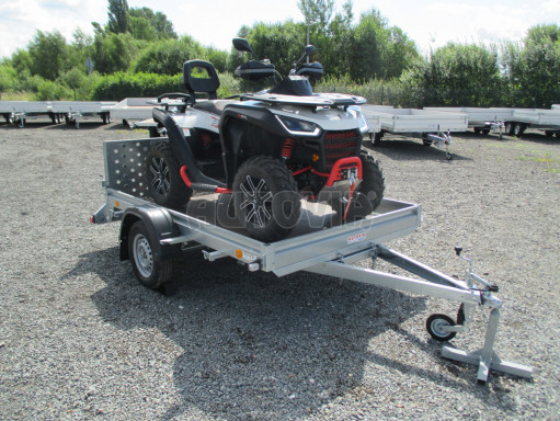 Sklápěcí přívěs na převoz čtyřkolek, mechanizace PZ SK 750kg 2,51x1,65* č.17