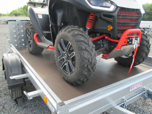 Sklápěcí přívěs na převoz čtyřkolek, mechanizace PZ SK 750kg 2,51x1,65* č.19