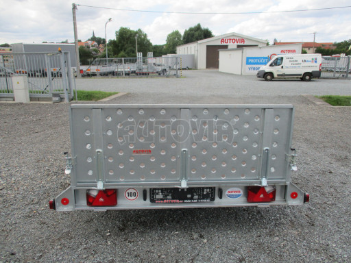 Sklápěcí přívěs na převoz čtyřkolek, mechanizace PZ SK 750kg 2,51x1,65* č.25