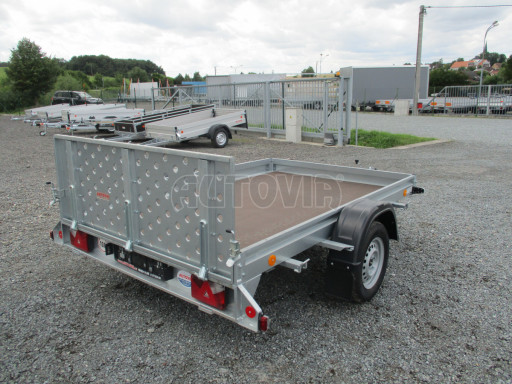 Sklápěcí přívěs na převoz čtyřkolek, mechanizace PZ SK 750kg 2,51x1,65* č.26