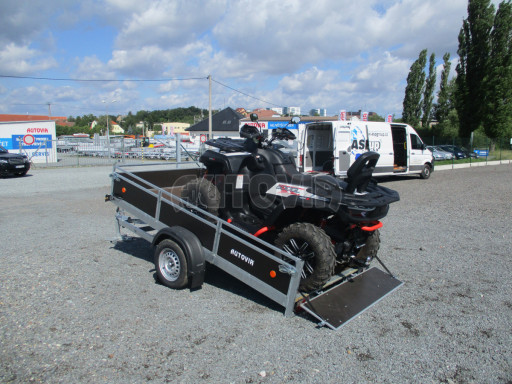 Naklápěcí nebrzděný PROFI přívěs ZV 31 750kg N1 skl 3,01x1,54/0,30 zes. náprava POČ