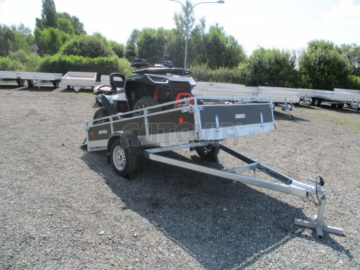 Naklápěcí nebrzděný PROFI přívěs ZV 31 750kg N1 skl 3,01x1,54/0,30 zes. náprava POČ