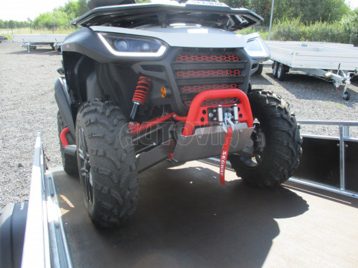 Naklápěcí nebrzděný PROFI přívěs ZV 31 750kg N1 skl 3,01x1,54/0,30 zes. náprava POČ