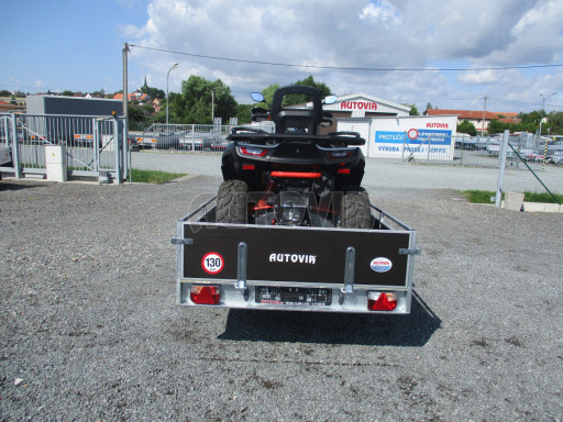 Naklápěcí nebrzděný PROFI přívěs ZV 31 750kg N1 skl 3,01x1,54/0,30 zes. náprava POČ