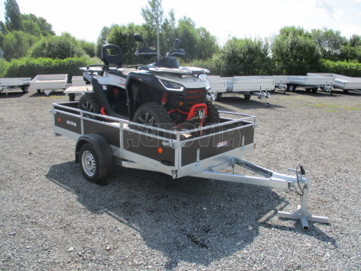 Naklápěcí nebrzděný PROFI přívěs ZV 31 750kg N1 skl 3,01x1,54/0,30 zes. náprava POČ